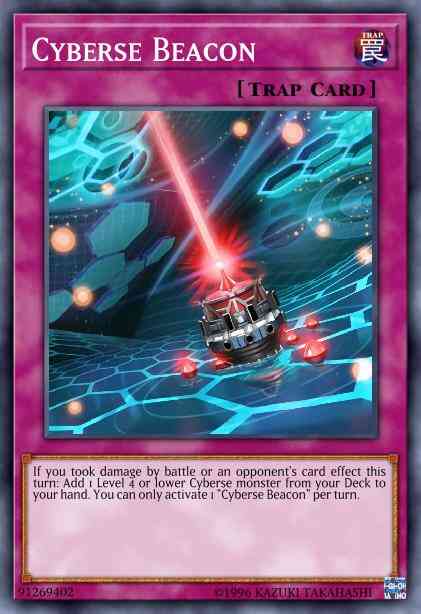 Cyberse Beacon - COTD-ENSE4 - Super Rare - Limited