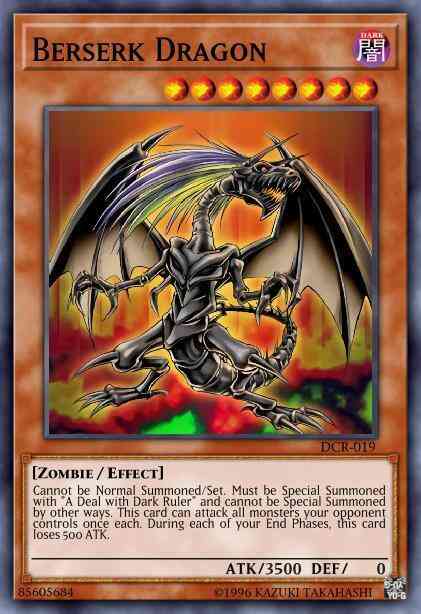 Berserk Dragon - DCR-019 - Super Rare - 1st Edition