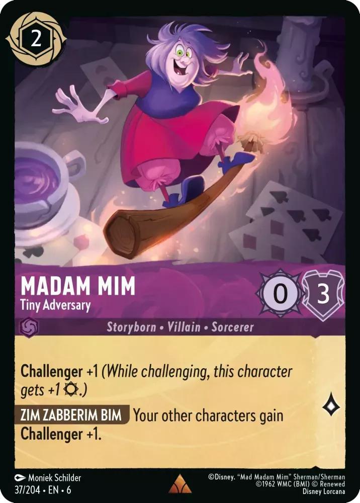 Madam Mim - Tiny Adversary - 37/204 [Azurite Sea] [Non-Foil]