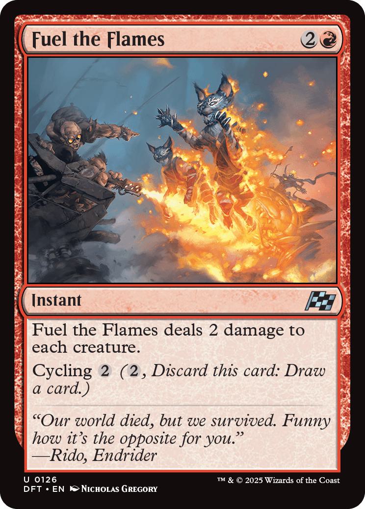 Fuel the Flames [126] [Aetherdrift] [Non-Foil]
