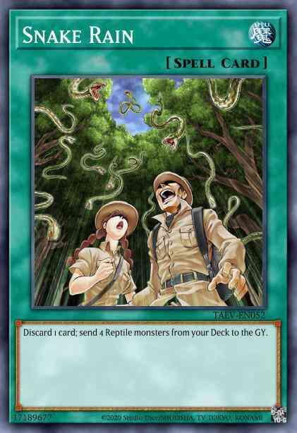 Snake Rain - TAEV-EN052 - Rare - 1st Edition