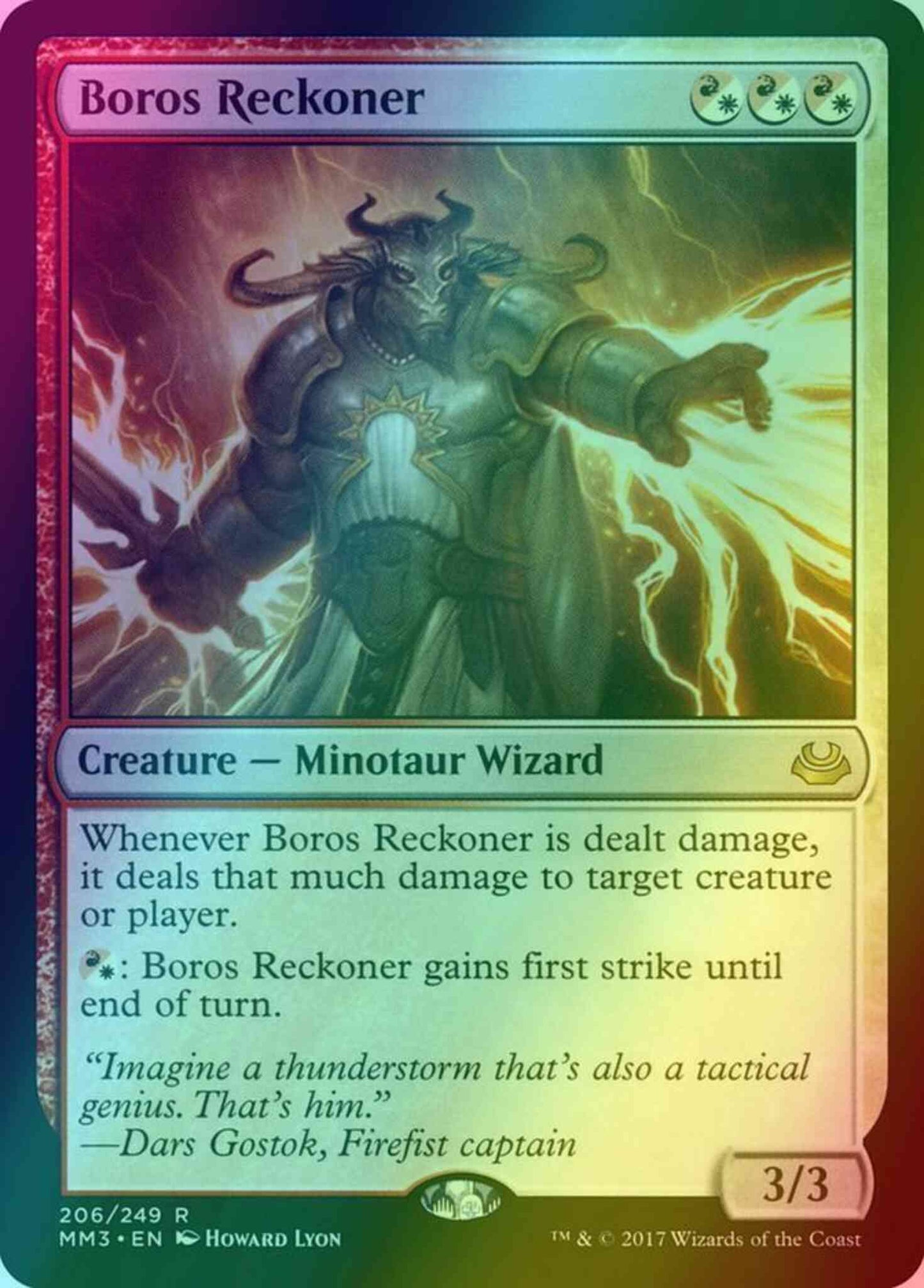 Boros Reckoner [206] [Modern Masters 2017] [Foil]