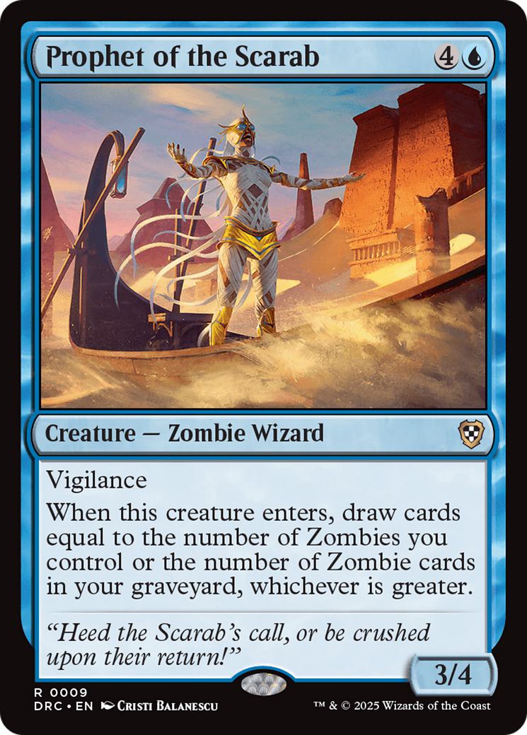 Prophet of the Scarab [9] [Aetherdrift: Commander] [Non-Foil]