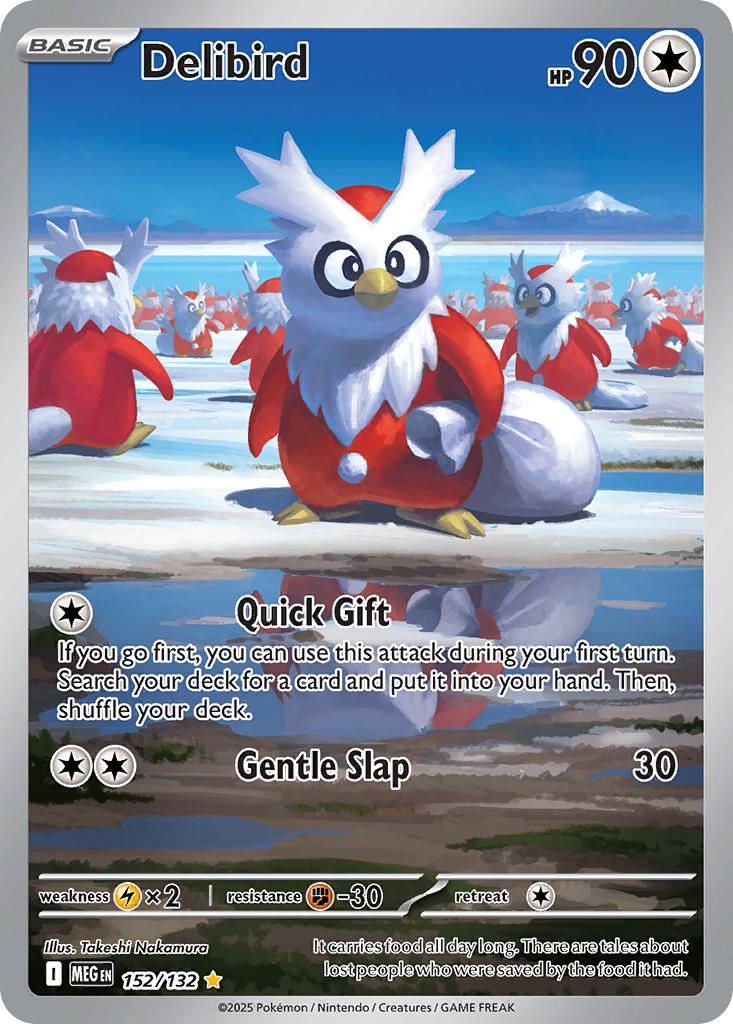 Delibird - 152/132 - Illustration Rare [me01-152] [Ultra]