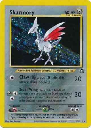 Skarmory - 13/111 - Rare - Unlimited [neo1U-13] [Holo]