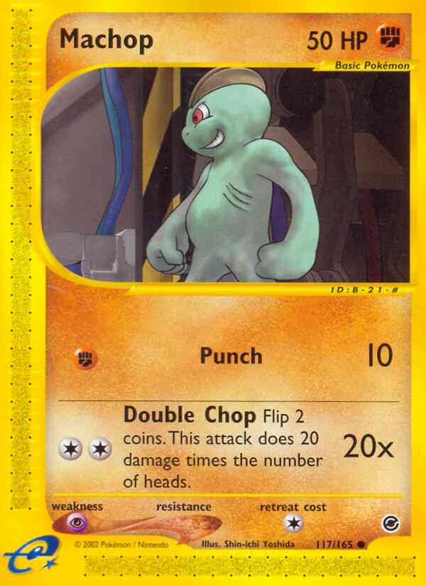 Machop - 117/165 - Common [ecard1-117] [Non-Holo]