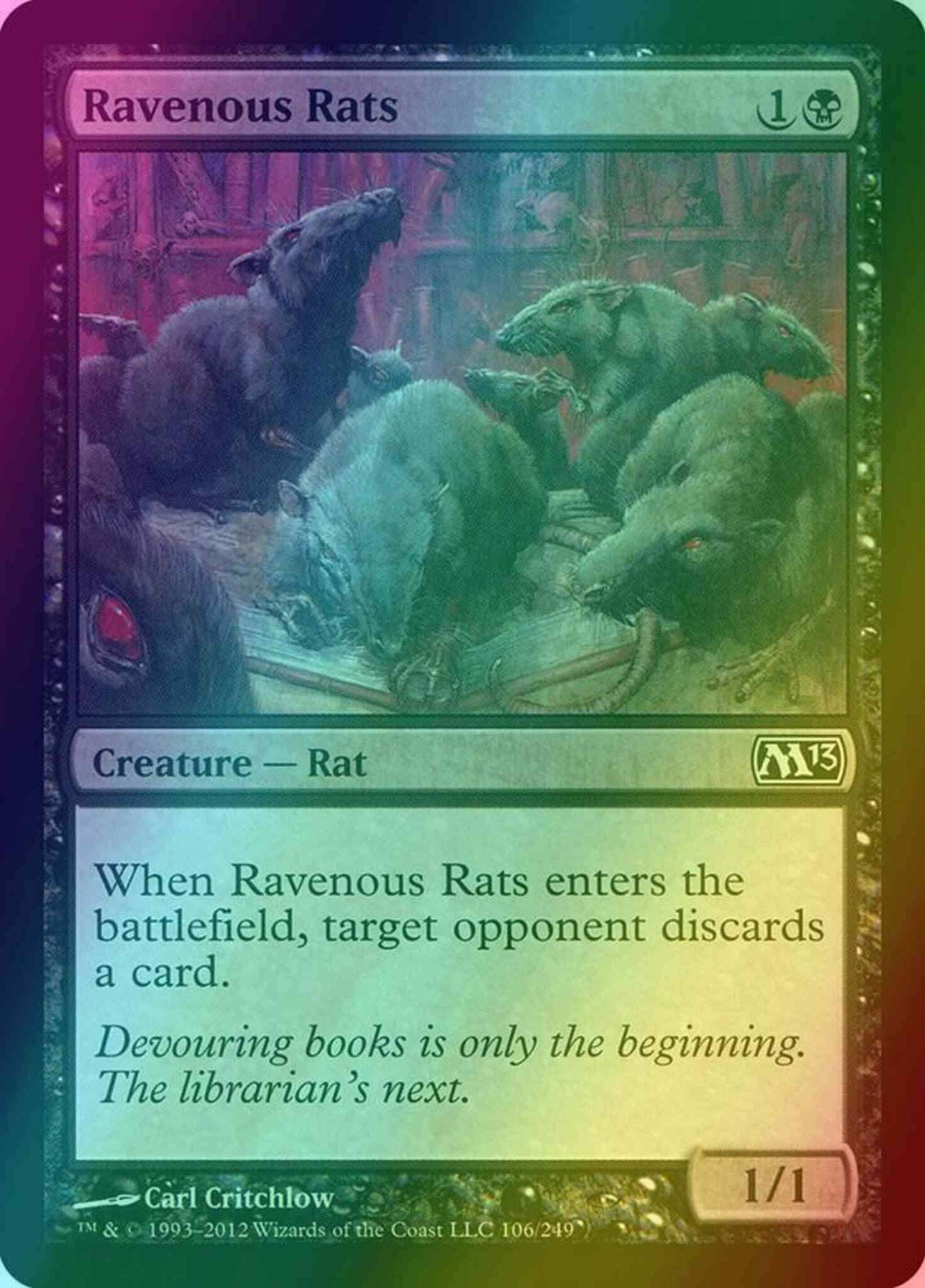 Ravenous Rats [106] [Magic 2013] [Foil]
