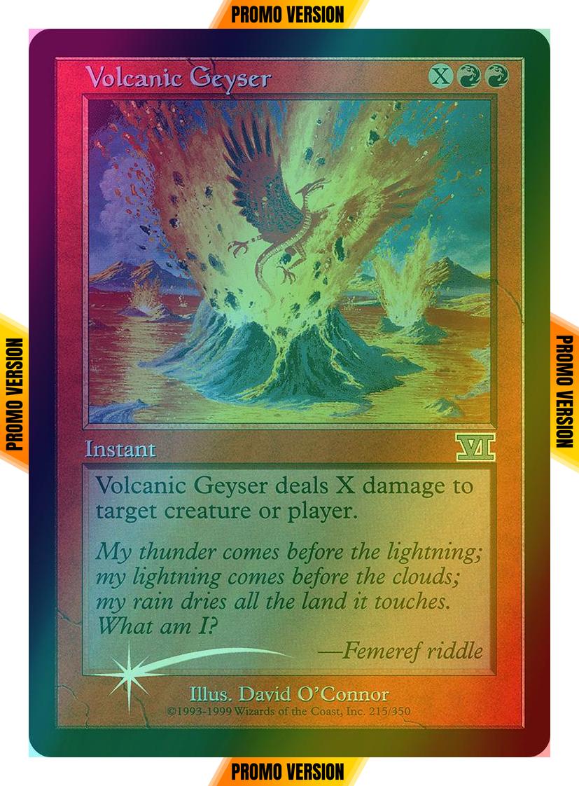 Volcanic Geyser [4] [Friday Night Magic 2000] [Foil]