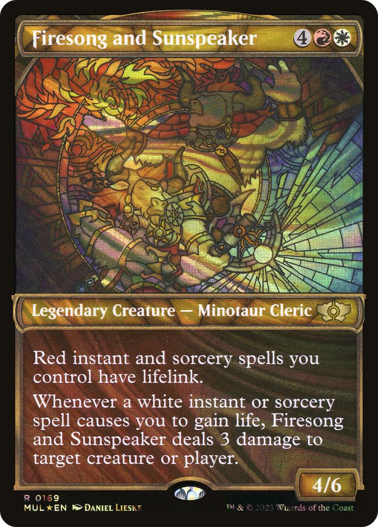 Firesong and Sunspeaker [169] [Planar Showcase] [Multiverse Legends] [Halo Foil]