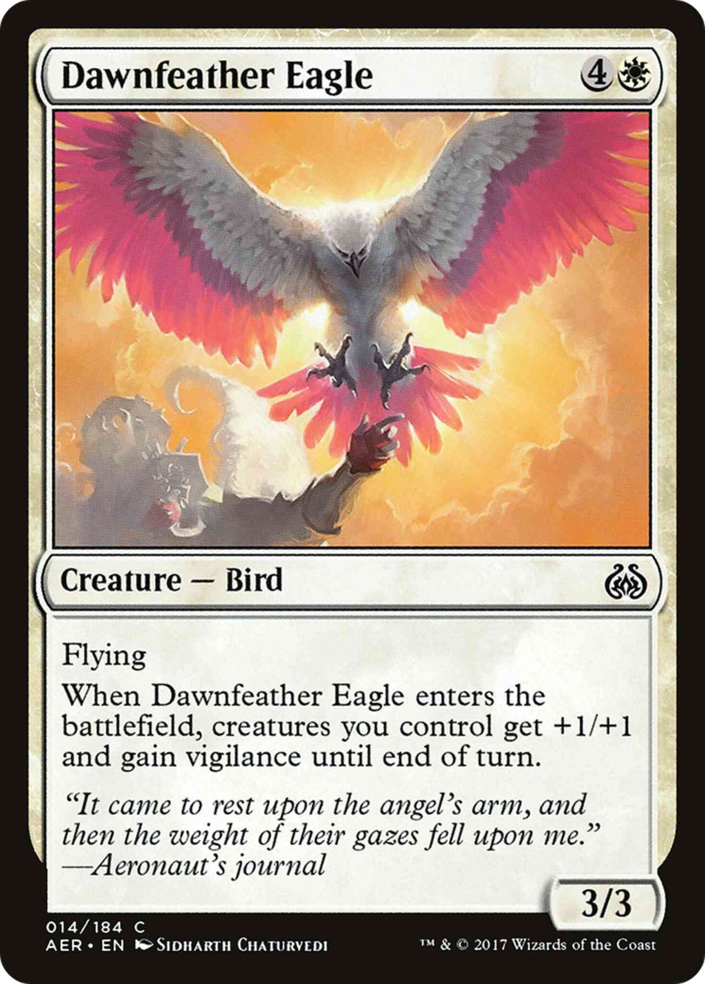 Dawnfeather Eagle [14] [Aether Revolt] [Non-Foil]