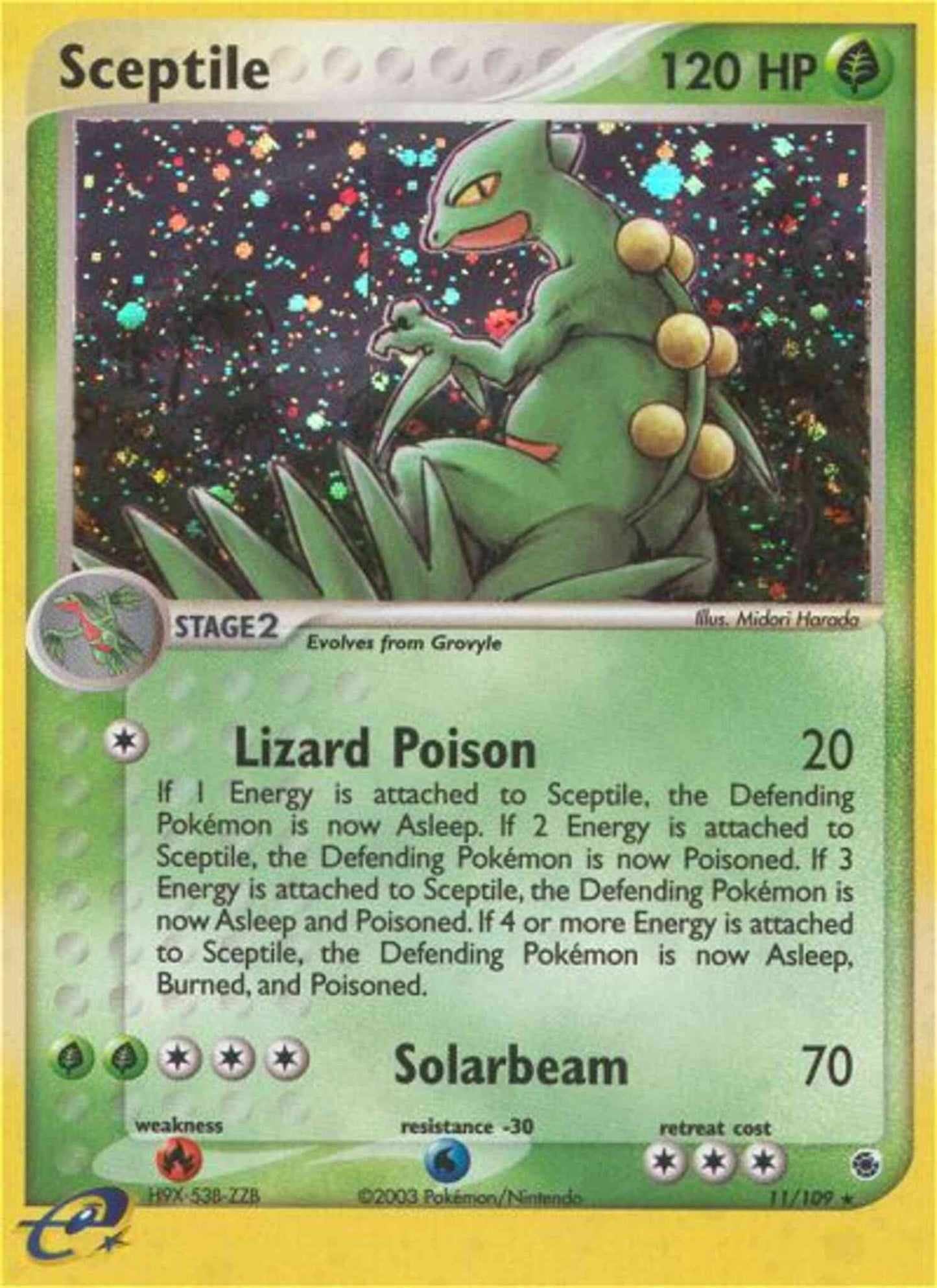 Sceptile - 11/109 - Rare Holo [ex1-11] [Holo]