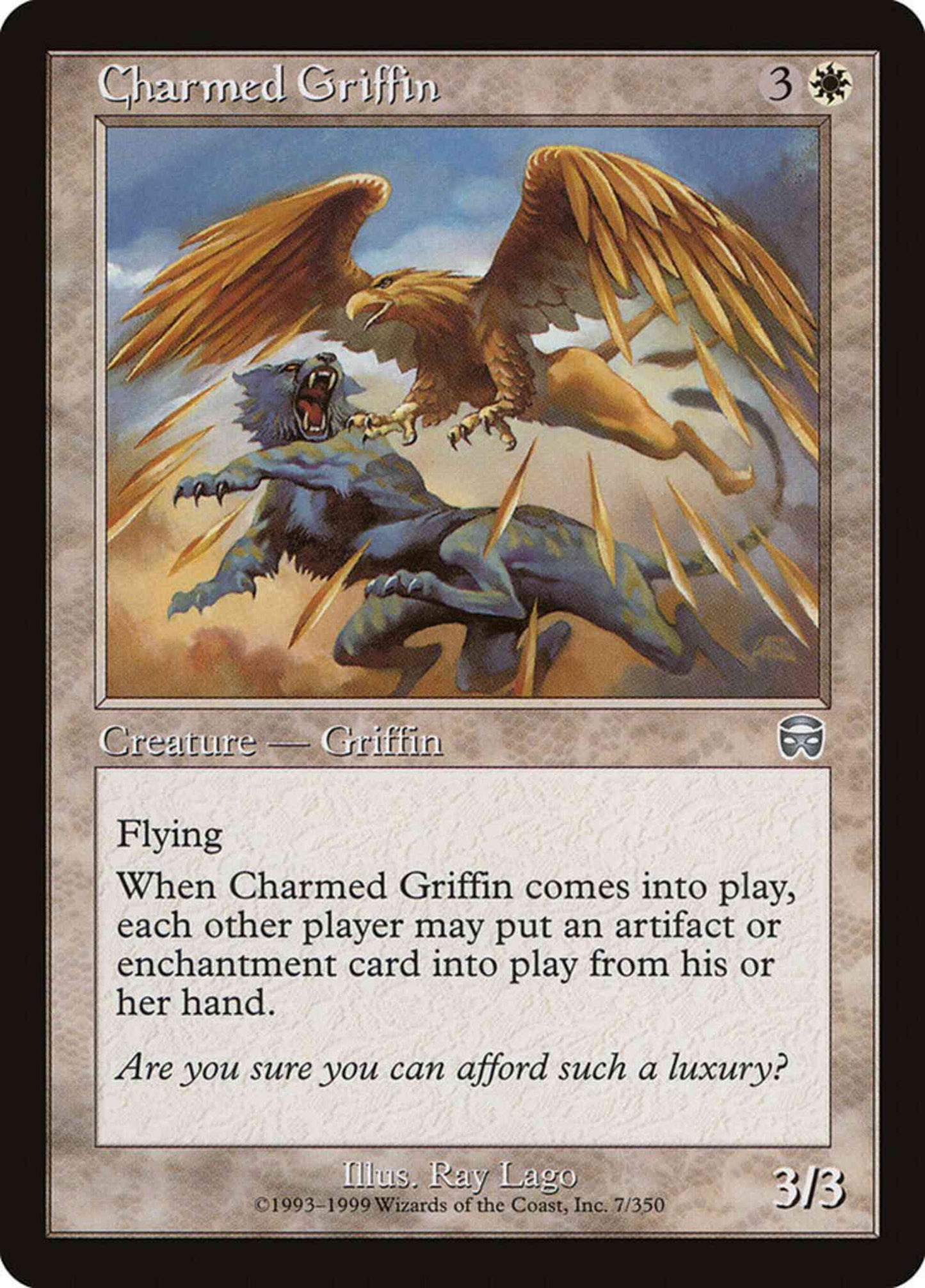 Charmed Griffin [7] [Mercadian Masques] [Non-Foil]
