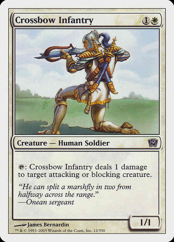 Crossbow Infantry [12] [Ninth Edition] [Non-Foil]