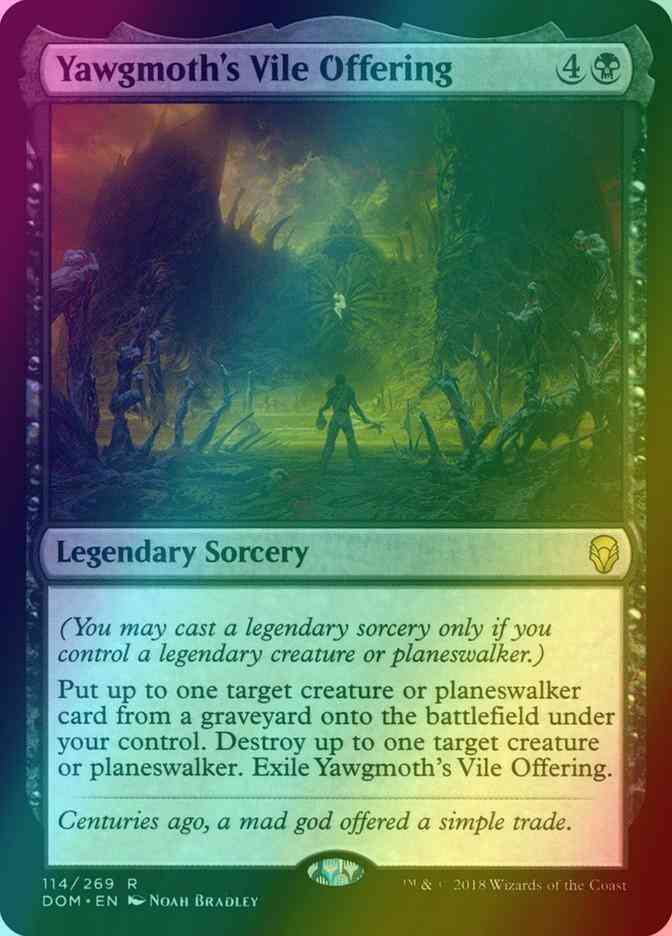 Yawgmoth's Vile Offering [114] [Dominaria] [Foil]