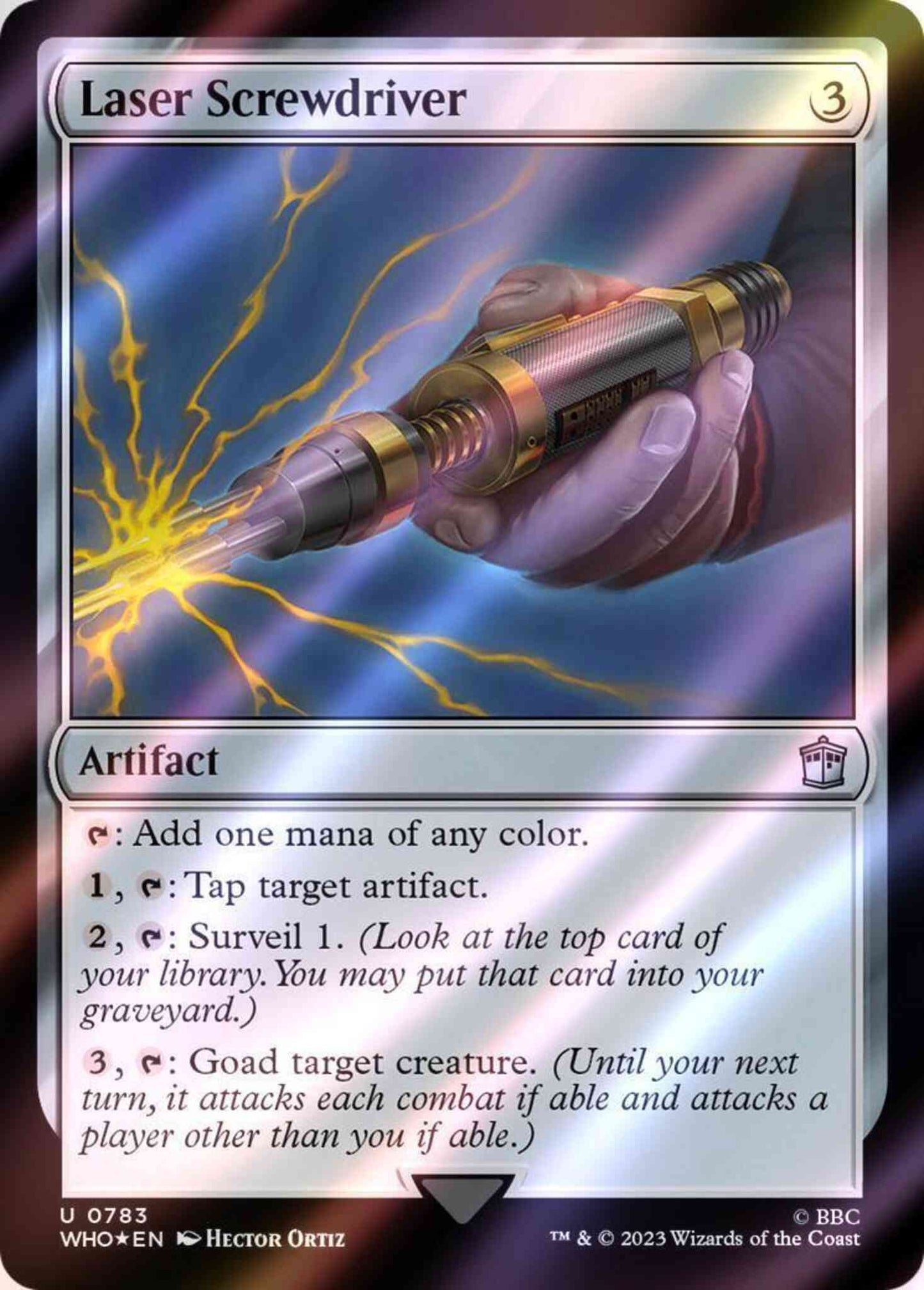 Laser Screwdriver [783] [Universes Beyond: Doctor Who] [Surge Foil]