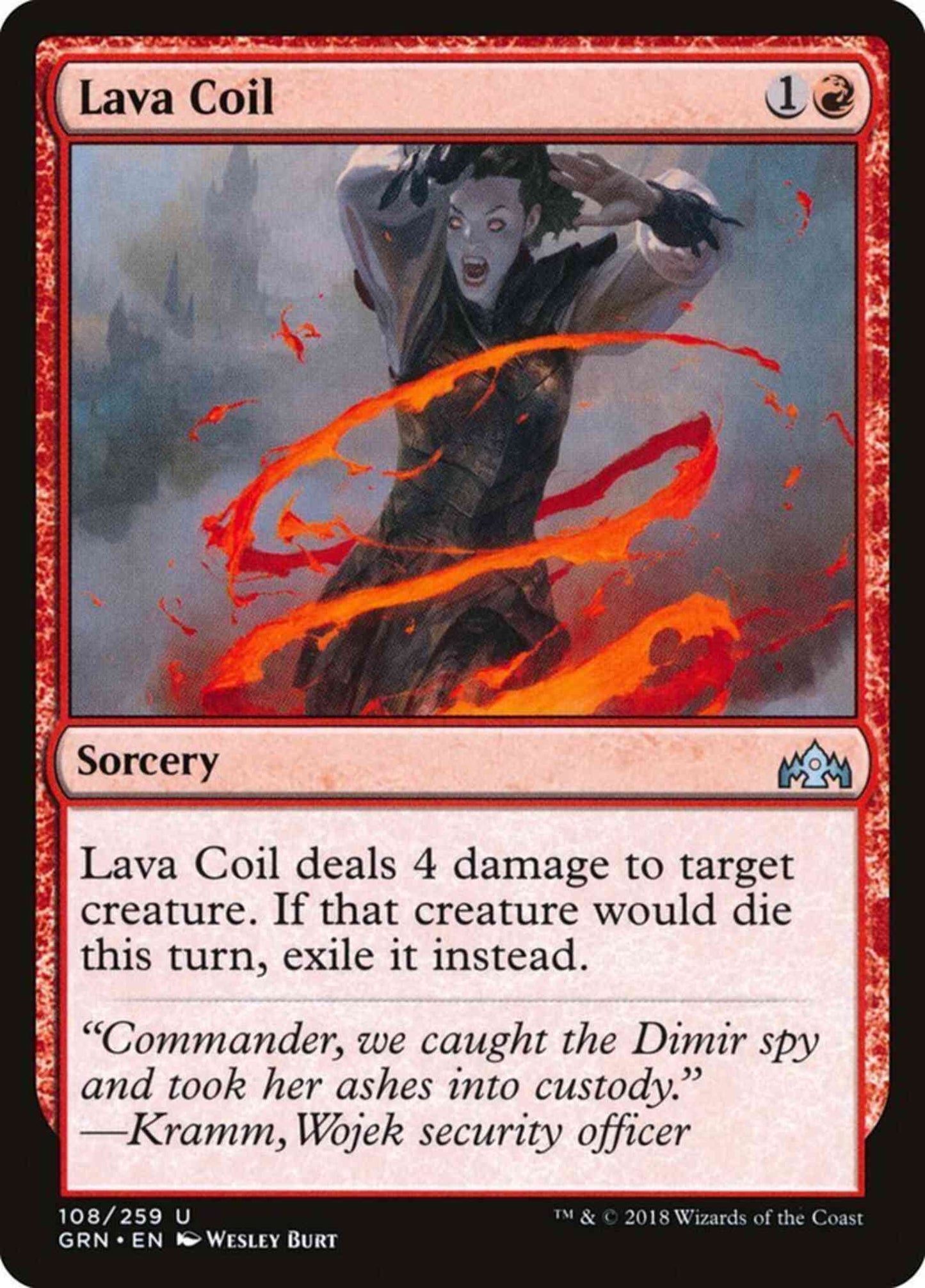 Lava Coil [108] [Guilds of Ravnica] [Non-Foil]