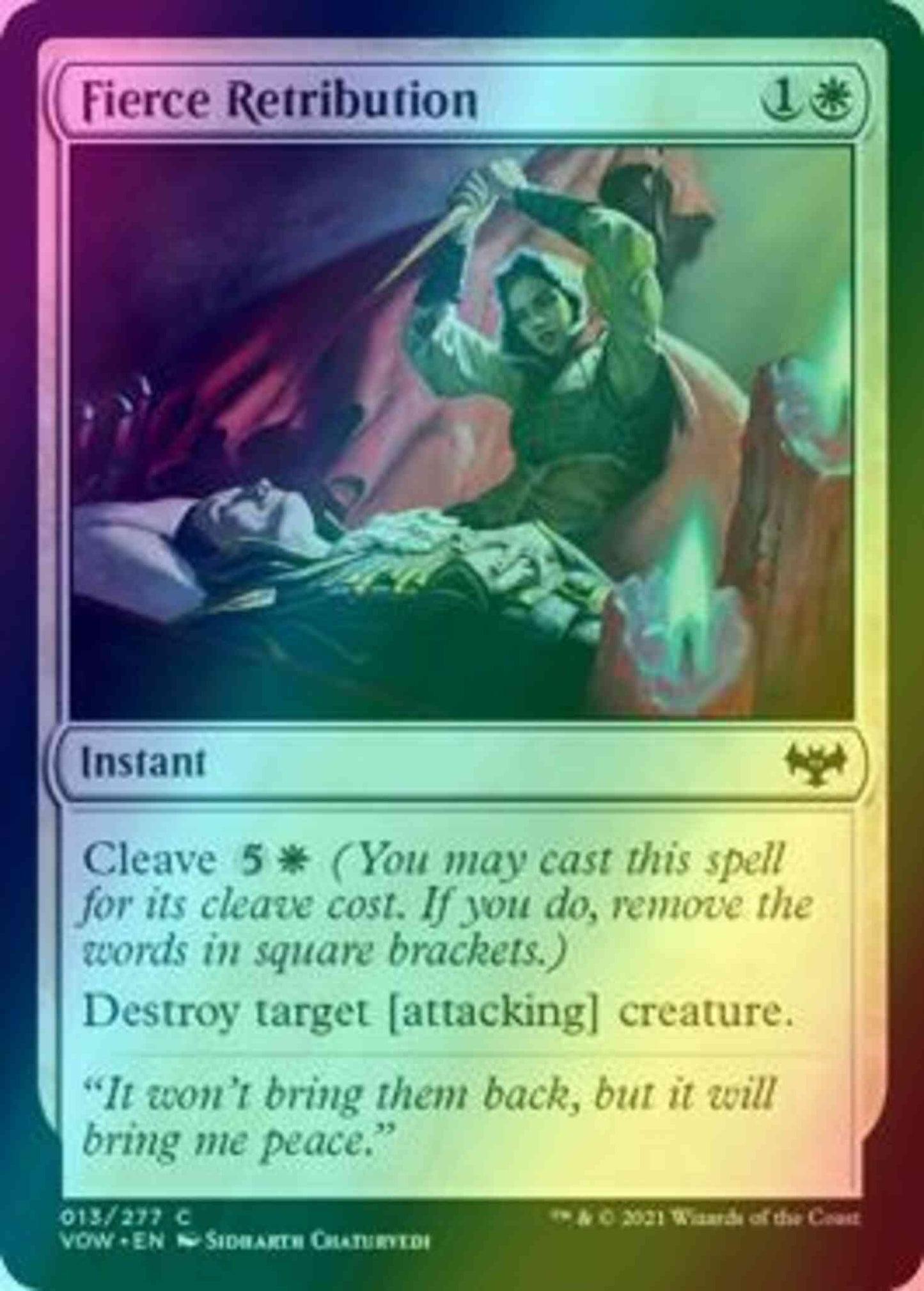 Fierce Retribution [13] [Innistrad: Crimson Vow] [Foil]