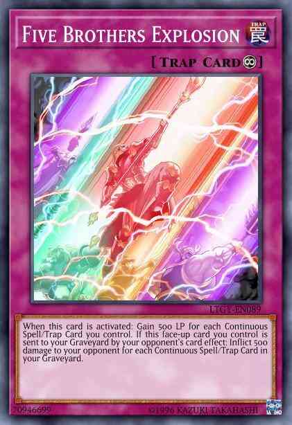 Five Brothers Explosion - LTGY-EN089 - Common - 1st Edition