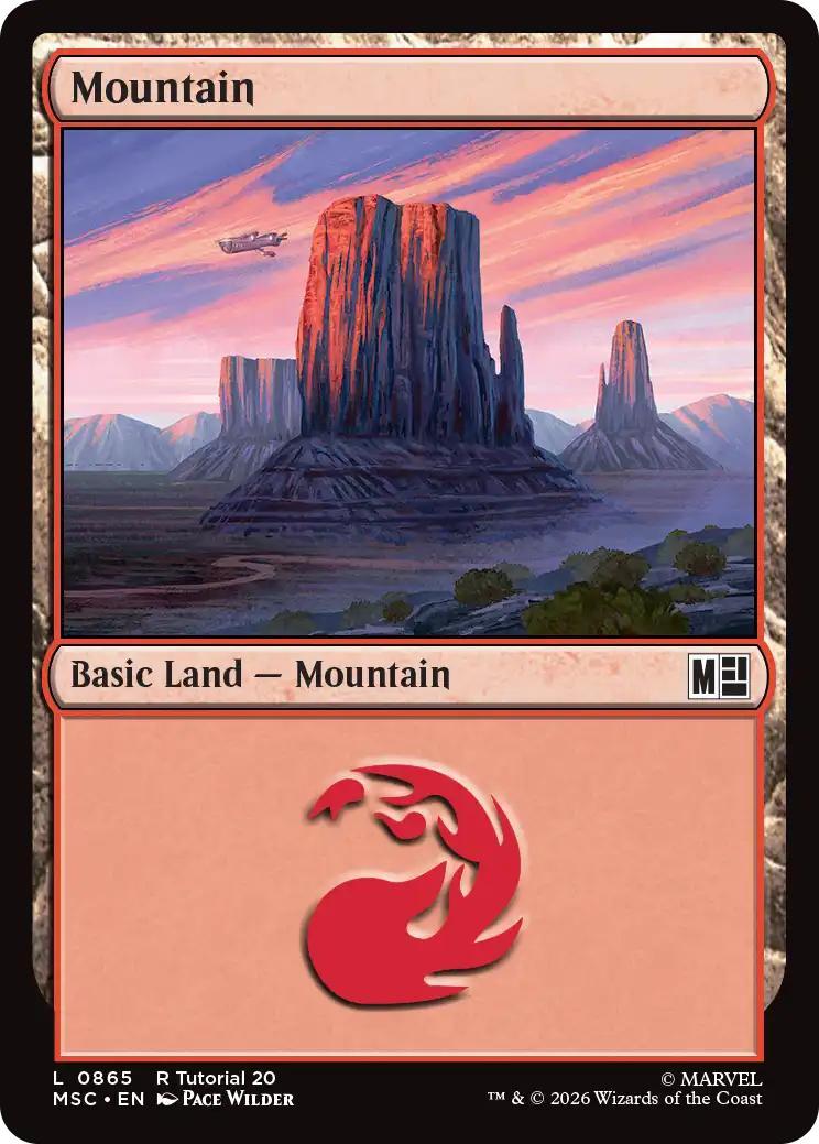 Mountain [865] [Beginner Box] [Marvel Super Heroes: Commander] [Non-Foil]