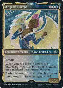 Angelic Harold [506] [Showcase Cards of Tomorrow] [Unfinity] [Galaxy Foil]