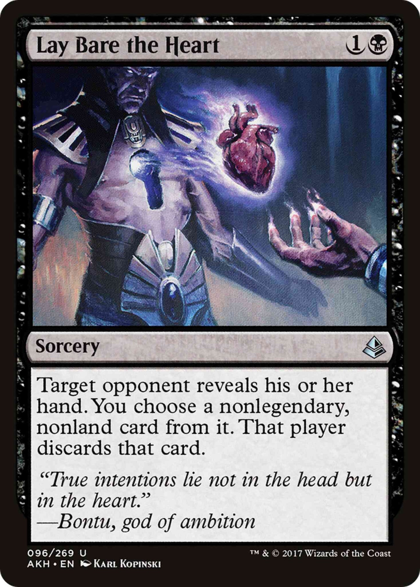 Lay Bare the Heart [96] [Amonkhet] [Non-Foil]