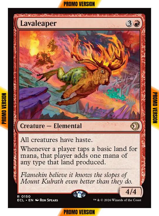 Lavaleaper [150p] [Promo Pack] [Lorwyn Eclipsed: Promos] [Non-Foil]
