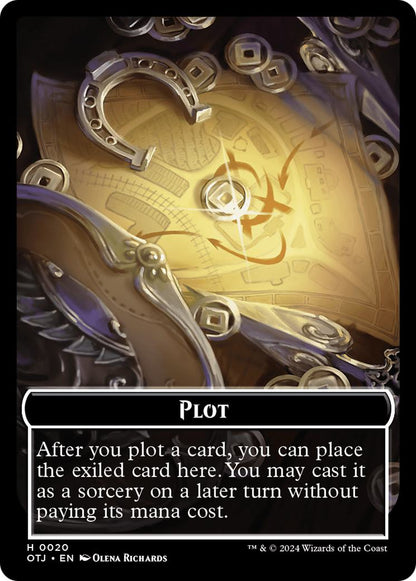 Bird Token (07) // Plot Token (20) [Outlaws of Thunder Junction: Tokens] [Non-Foil]