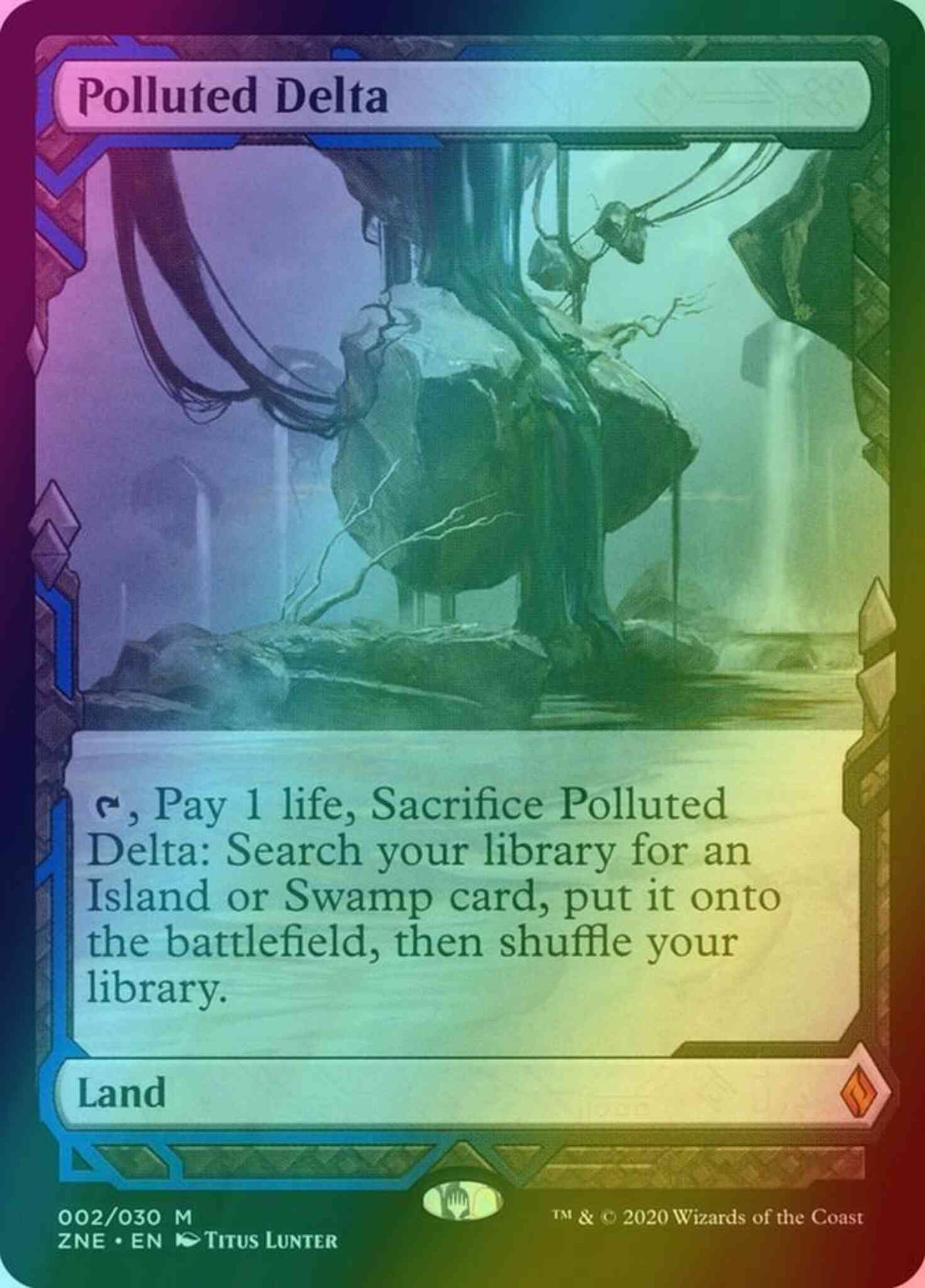 Polluted Delta [2] [Zendikar Rising Expeditions] [Foil]