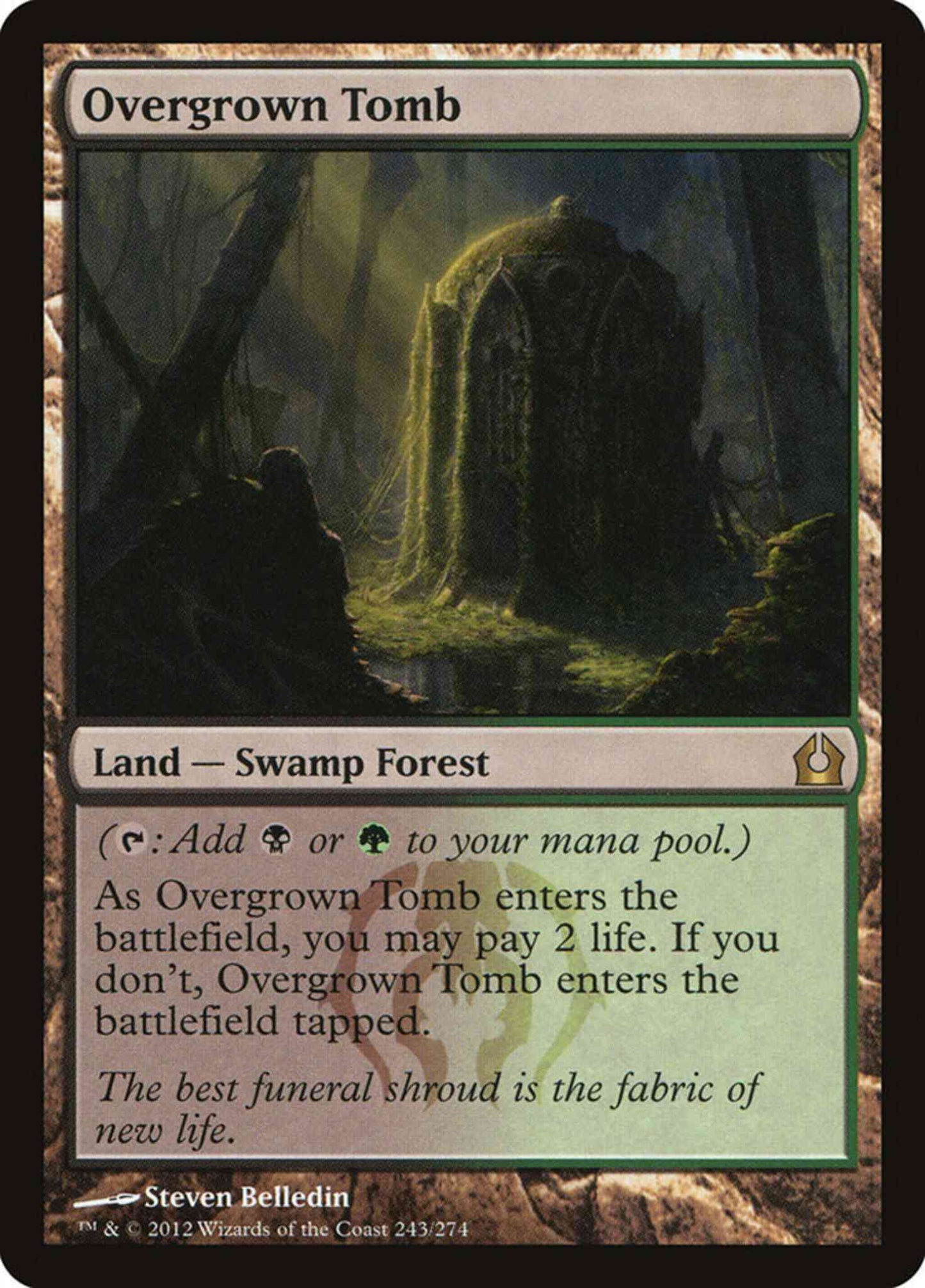 Overgrown Tomb [243] [Return To Ravnica] [Non-Foil]