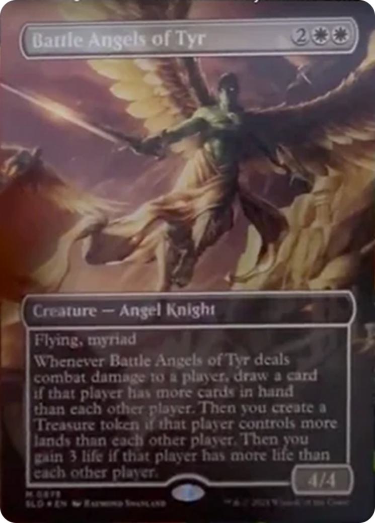 Battle Angels of Tyr [0875] [Borderless] [Secret Lair Drop] [Foil]
