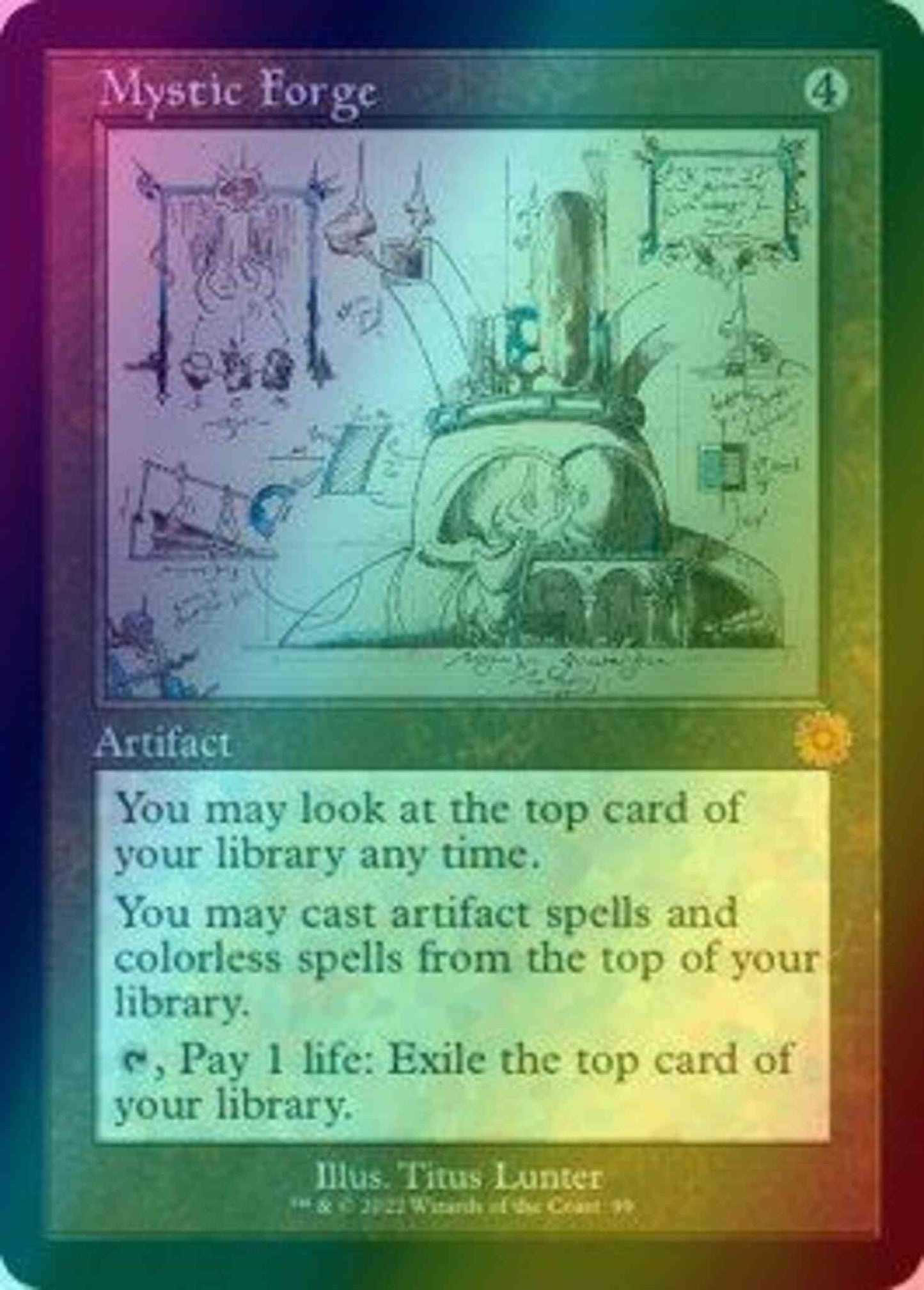 Mystic Forge [99] [Retro Frame] [Schematic] [The Brothers' War Retro Artifacts] [Foil]