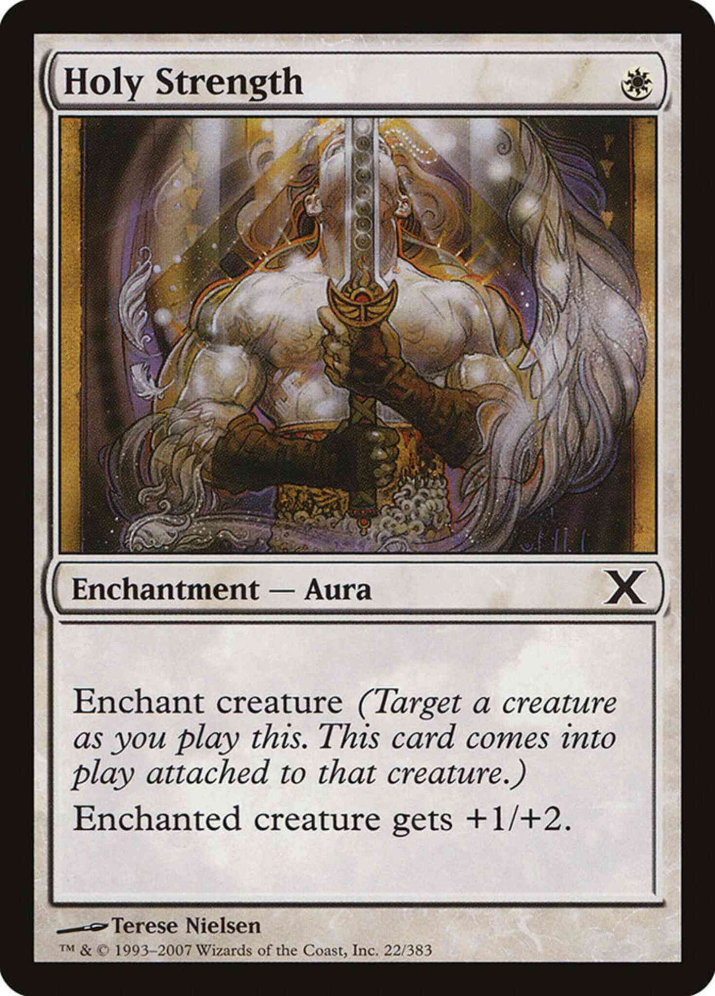Holy Strength [22] [Tenth Edition] [Non-Foil]