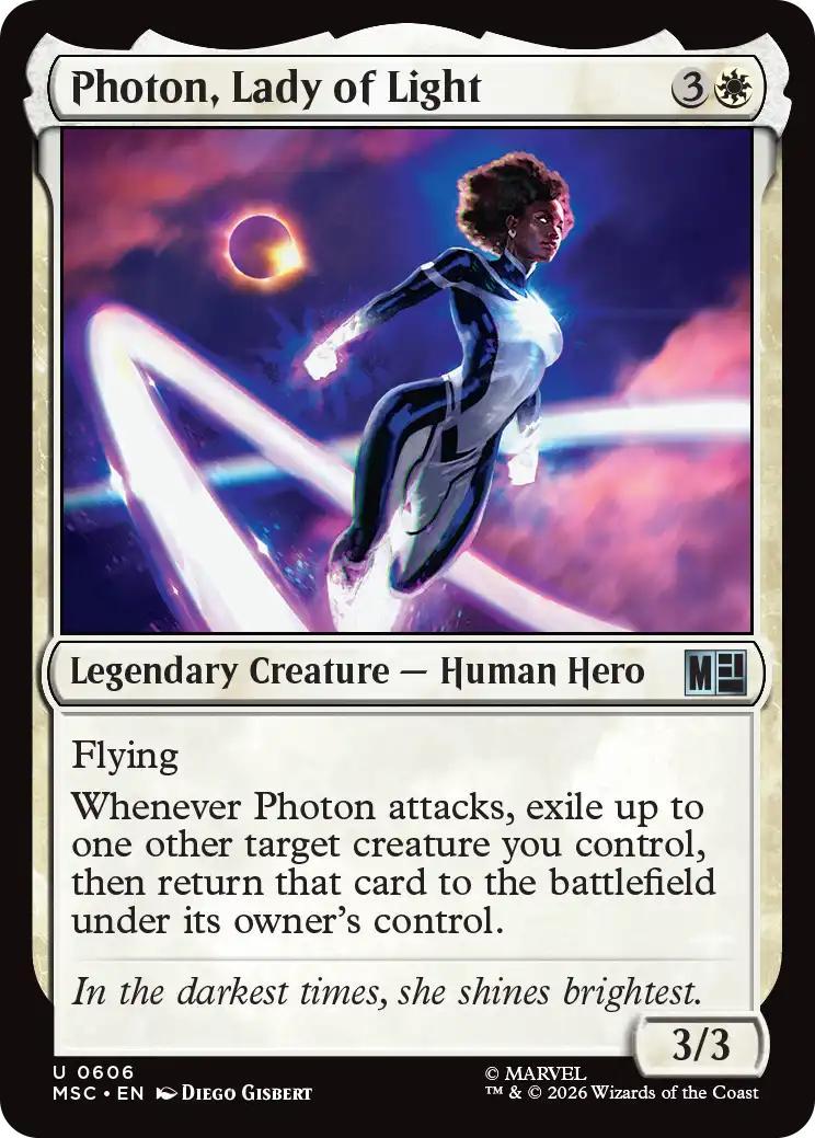 Photon, Lady of Light [606] [Jumpstart] [Marvel Super Heroes: Commander] [Non-Foil]