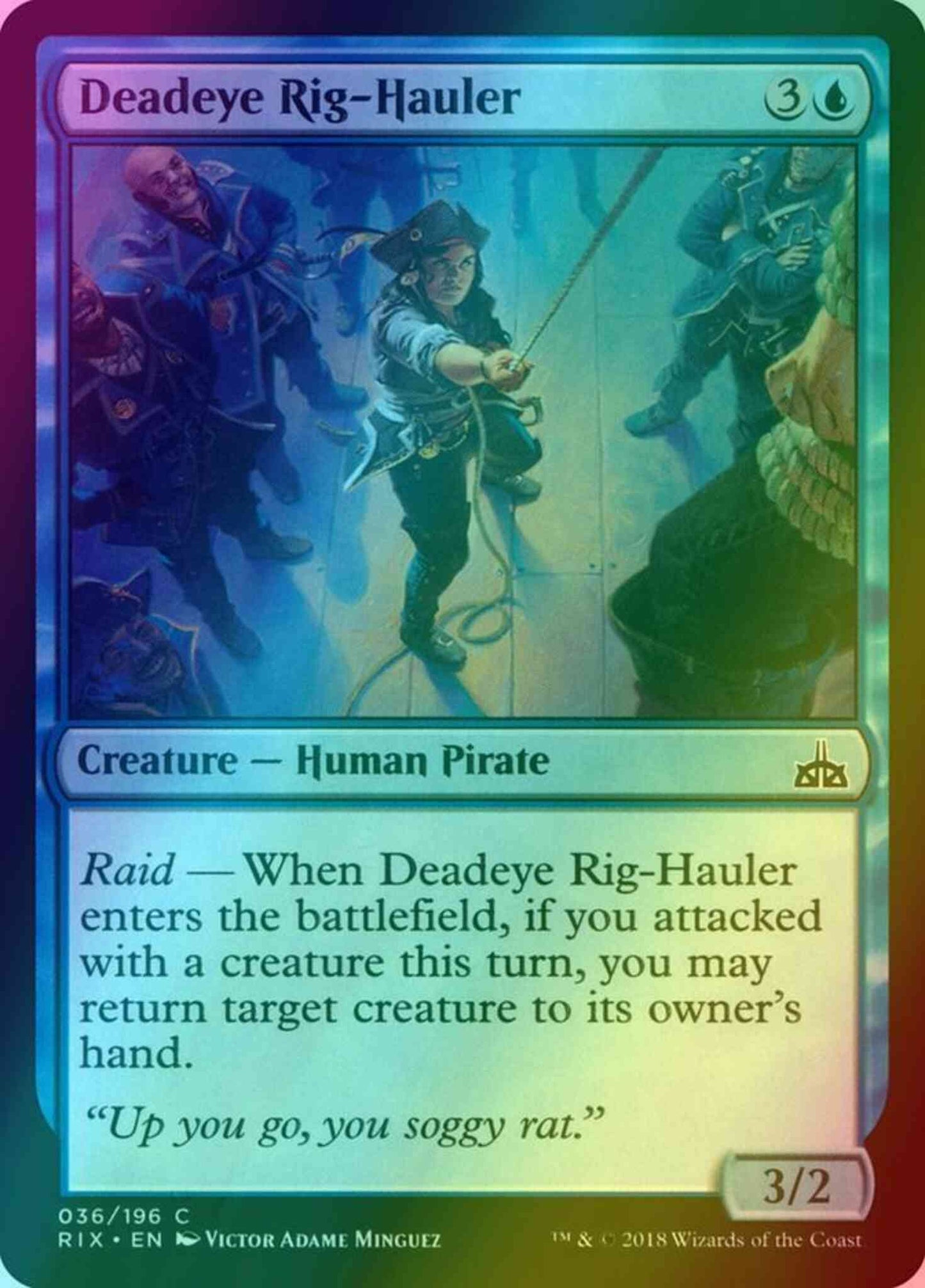 Deadeye Rig-Hauler [36] [Rivals of Ixalan] [Foil]