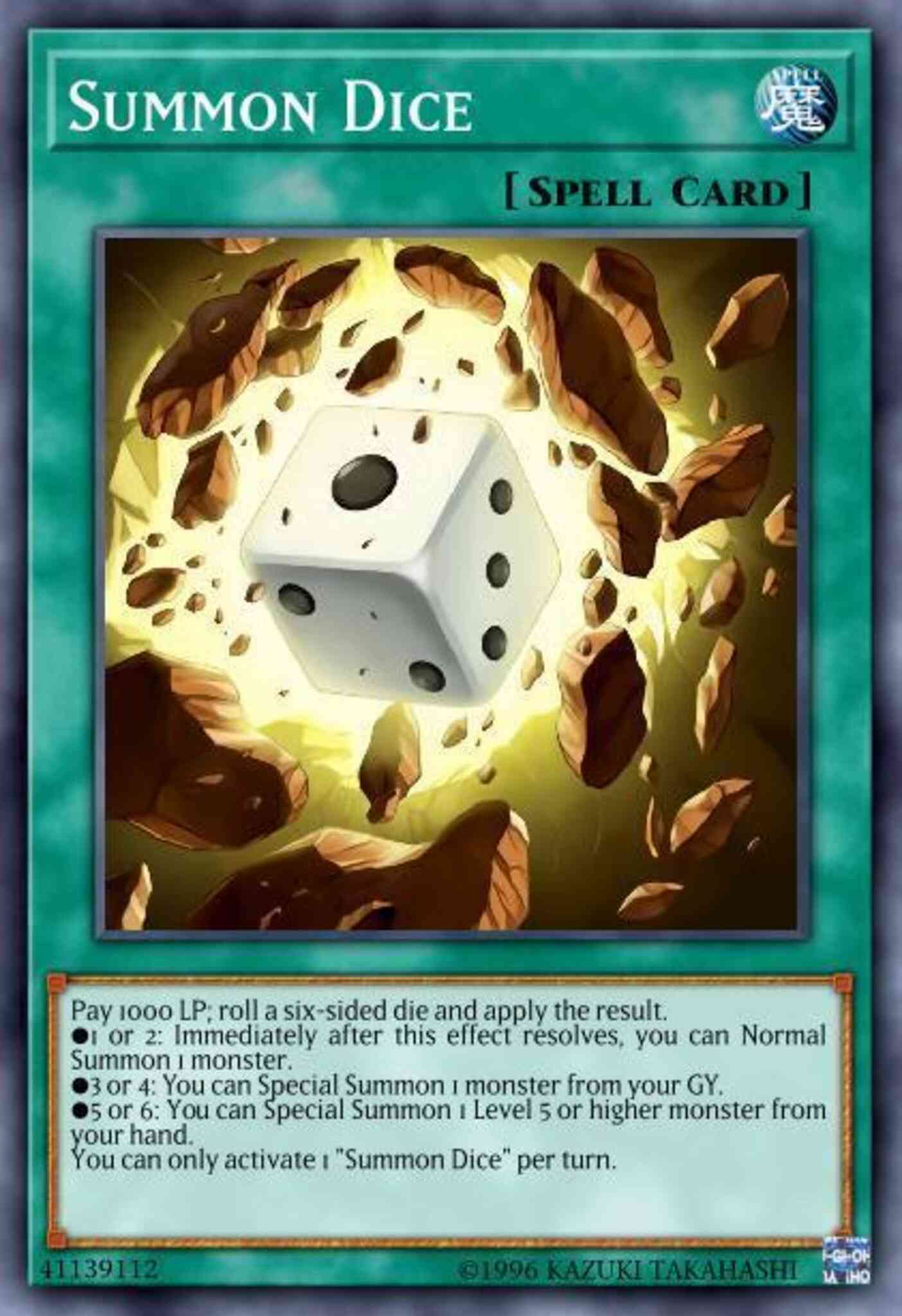 Summon Dice - BLRR-EN002 - Ultra Rare - 1st Edition