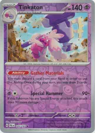 Tinkaton - 105/193 - Rare [sv02-105] [Reverse Holo]