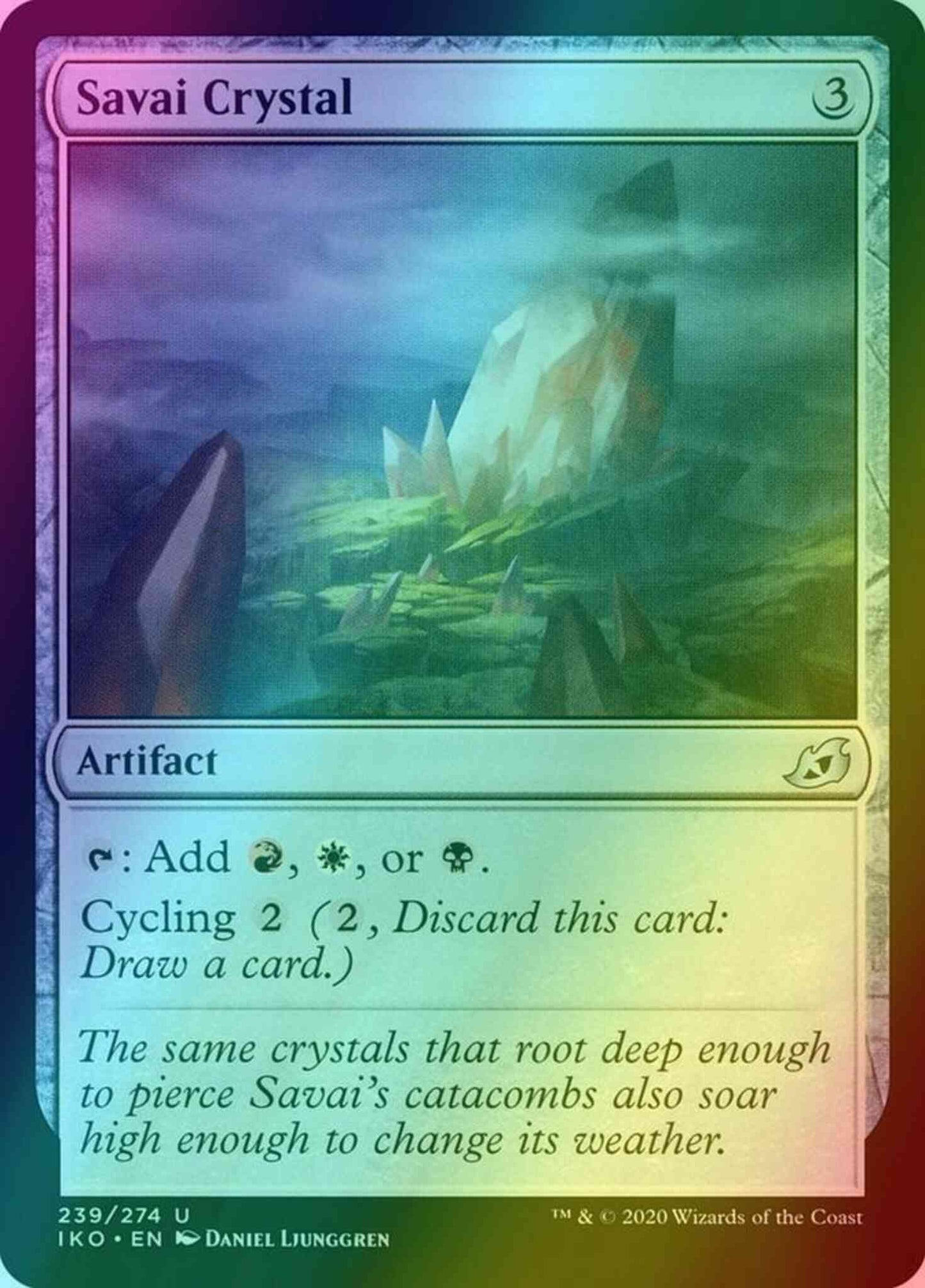 Savai Crystal [239] [Ikoria: Lair of Behemoths] [Foil]