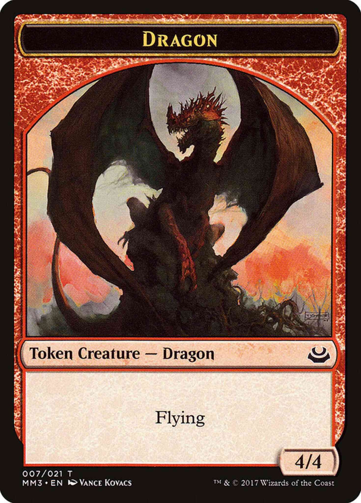 Dragon Token [07] [Modern Masters 2017 Tokens] [Non-Foil]