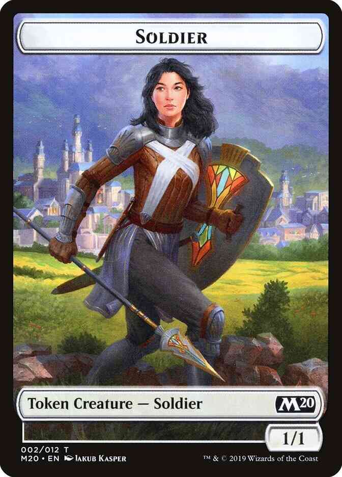 Soldier Token [02] [Core Set 2020 Tokens] [Non-Foil]
