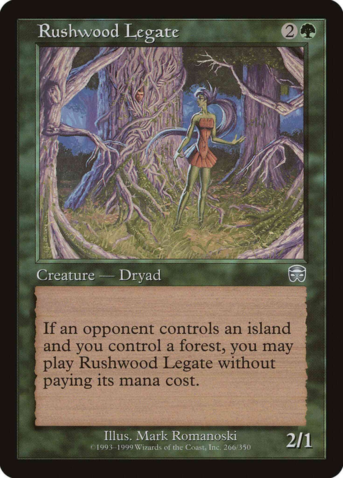 Rushwood Legate [266] [Mercadian Masques] [Non-Foil]