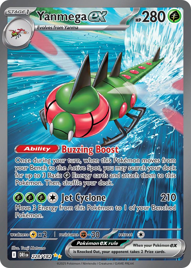 Yanmega ex - 228/182 - Special Illustration Rare [sv10-228] [Ultra]