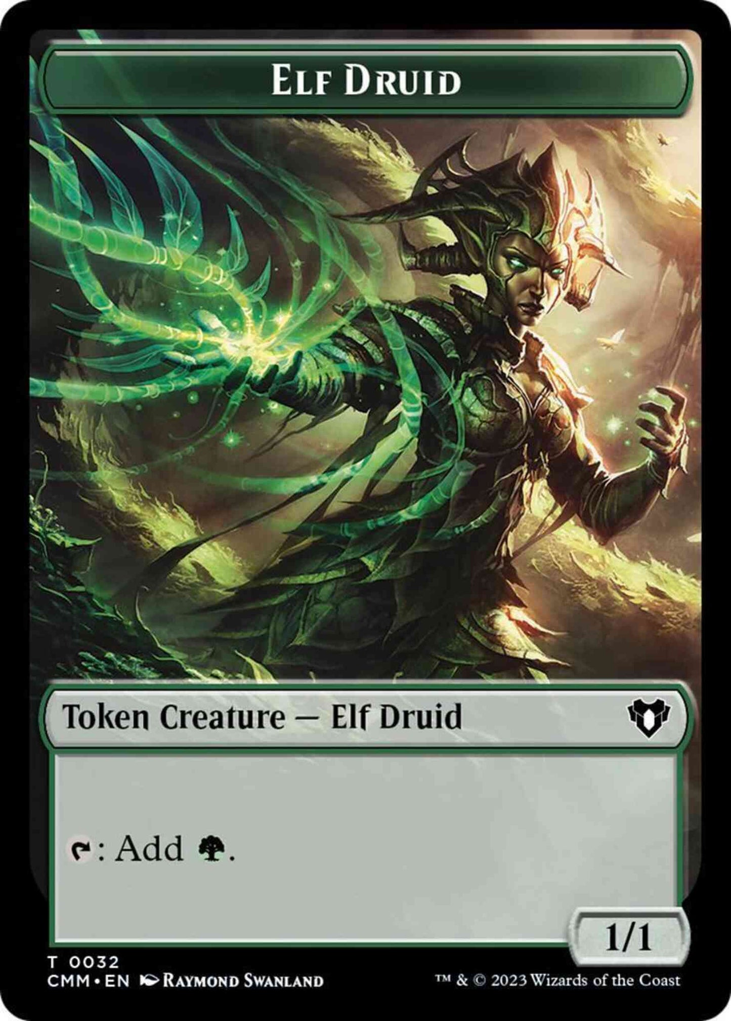 Elf Druid Token (32) // Saproling Token (35) [Commander Masters: Tokens] [Non-Foil]