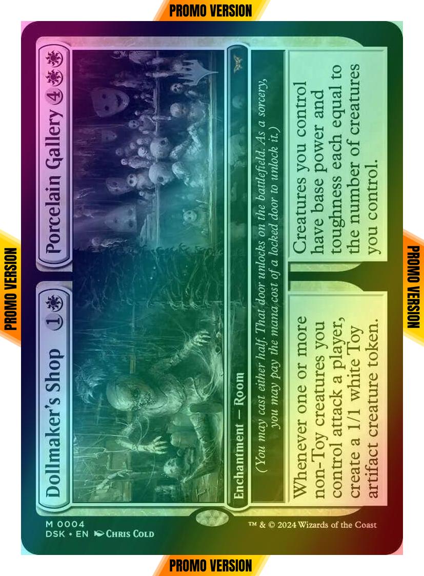 Dollmaker's Shop // Porcelain Gallery [4p] [Promo Pack] [Duskmourn: House of Horror: Promos] [Foil]