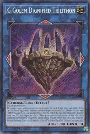 G Golem Dignified Trilithon - BLCR-EN045 - Secret Rare - 1st Edition