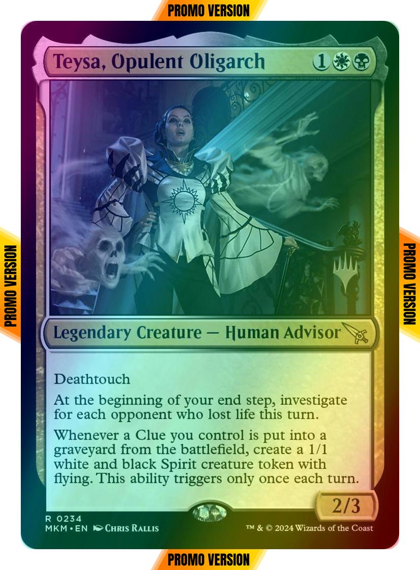 Teysa, Opulent Oligarch [234p] [Promo Pack] [Murders at Karlov Manor: Promos] [Foil]