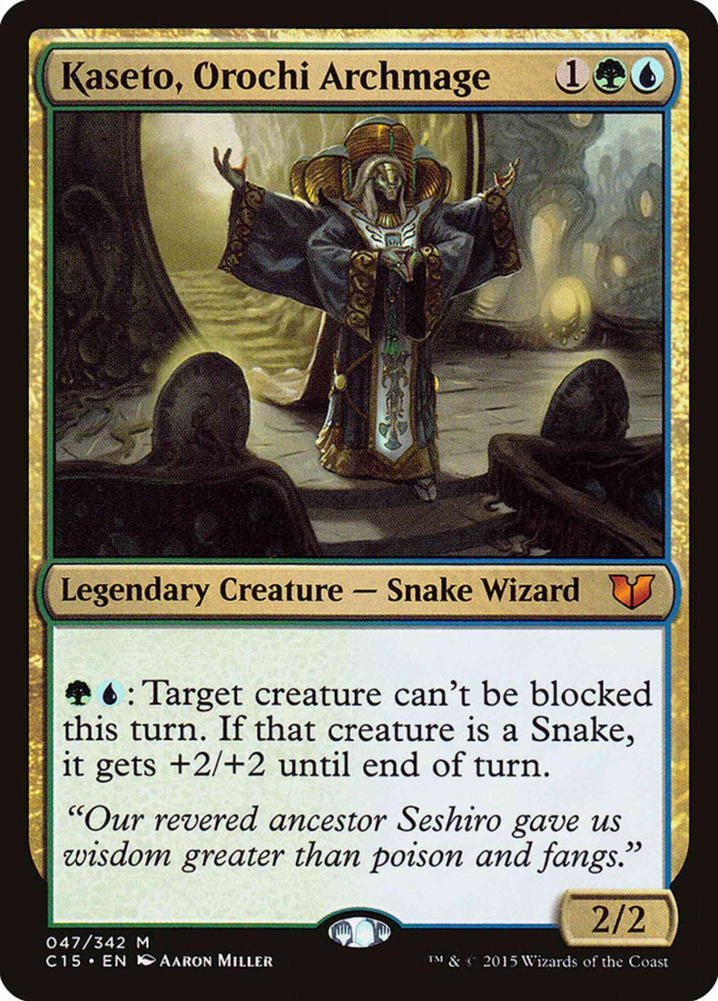 Kaseto, Orochi Archmage [47] [Commander 2015] [Non-Foil]
