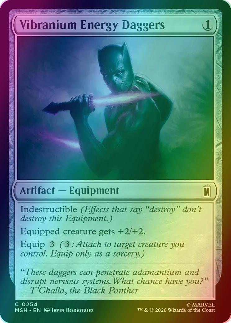 Vibranium Energy Daggers [254] [Marvel Super Heroes] [Foil]