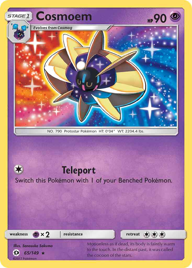 Cosmoem - 65/149 - Rare [sm1-65] [Reverse Holo]