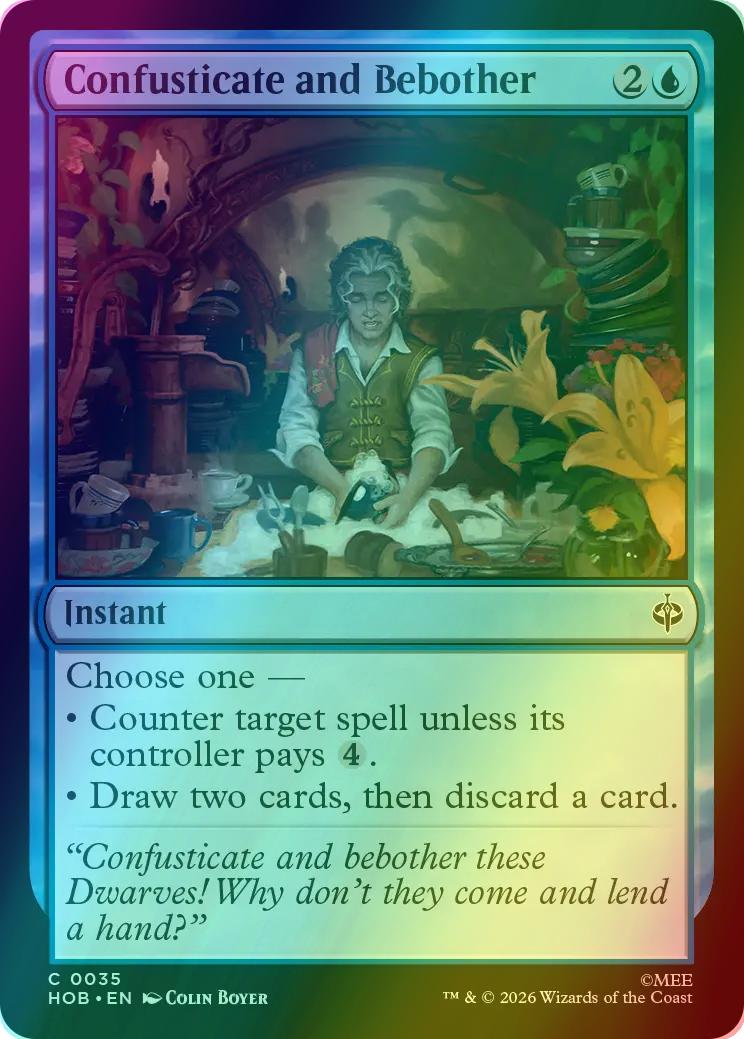 Confusticate and Bebother [35] [The Hobbit] [Foil]