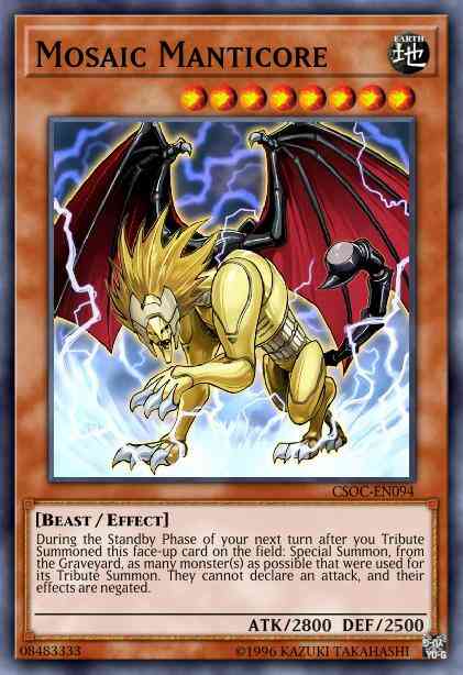 Mosaic Manticore - BP02-EN073 - Mosaic Rare - Unlimited